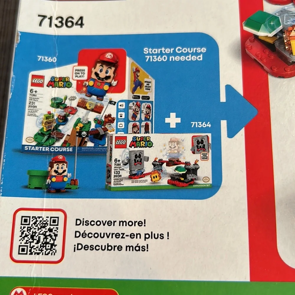 Lego Nintendo Super Mario expansion set 71364 Whomp‘s Lava Trouble